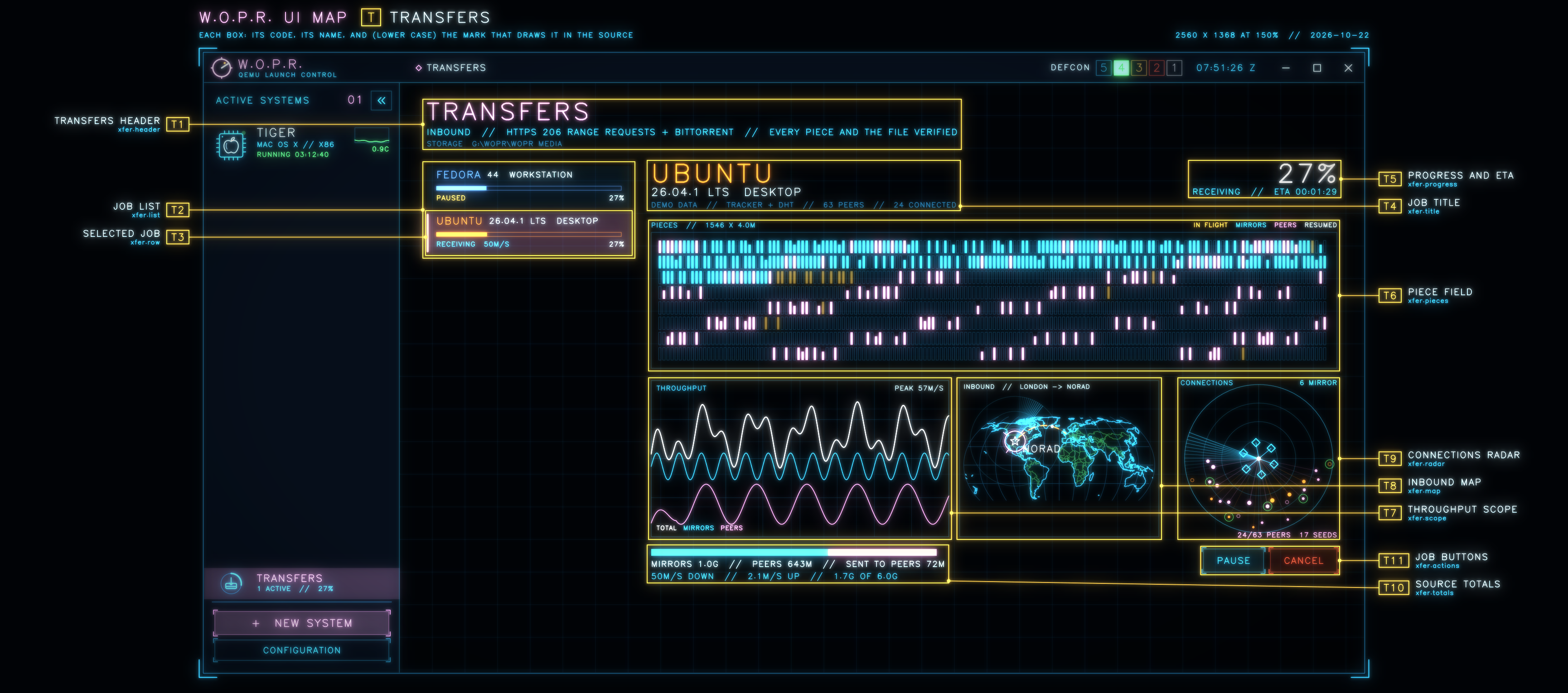 Sheet T: A download in progress (sample data)